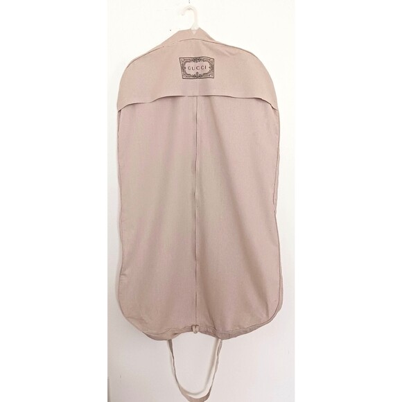 GUCCI Cloth Garment Bag Full Length Zip Front Folding w Carry Straps 43X28 - Picture 7 of 8